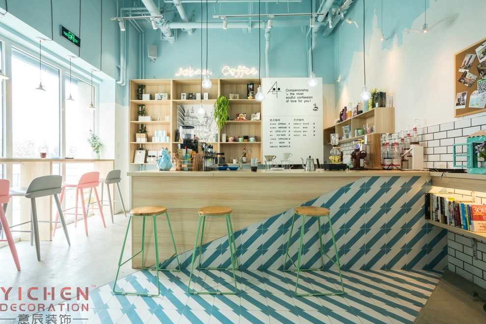 甜品店前臺裝修實景圖