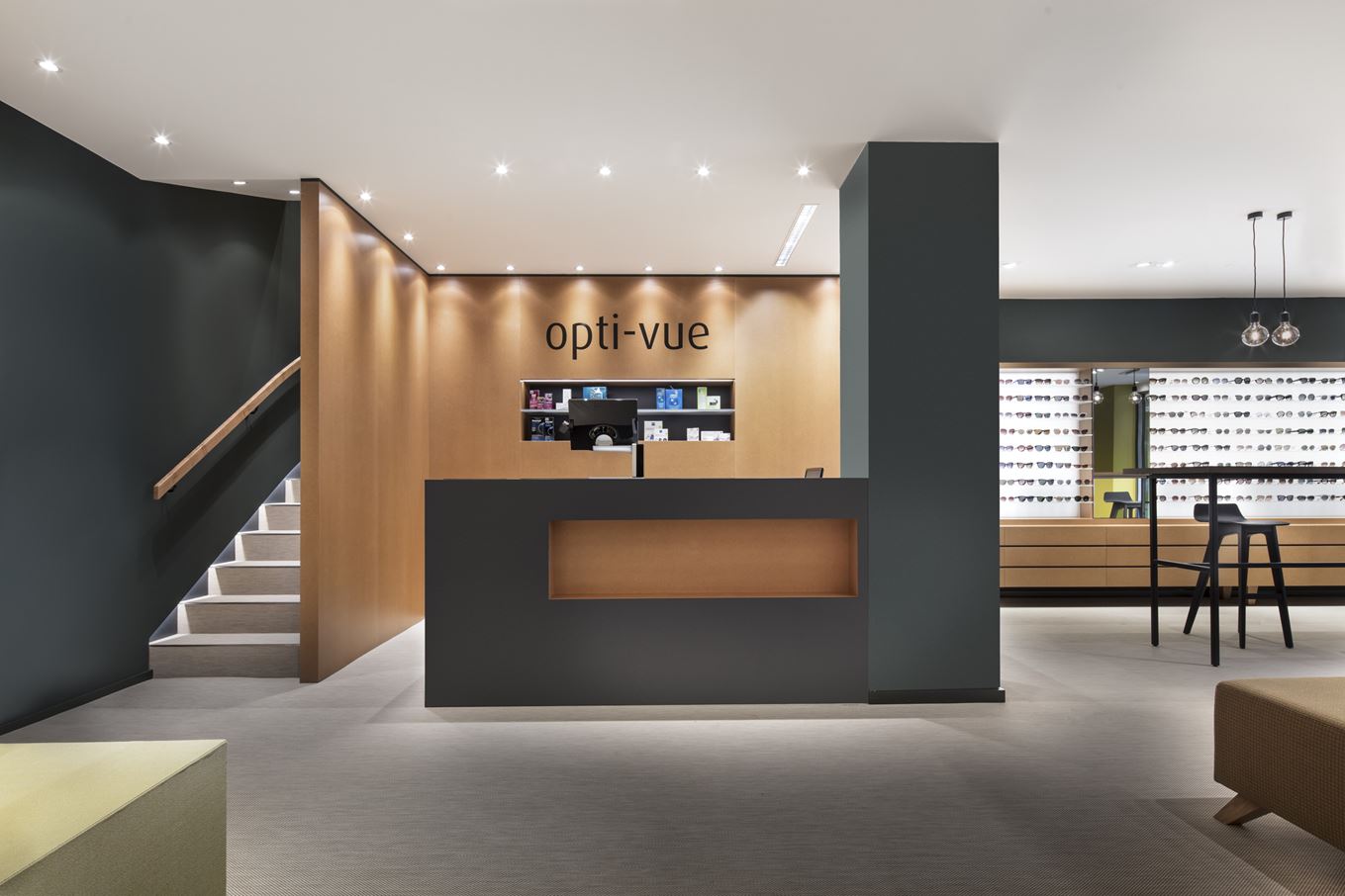 眼鏡店收銀臺裝修效果圖