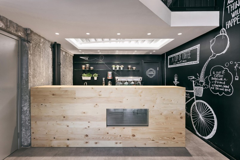 COFFEE咖啡館簡單裝修實景圖