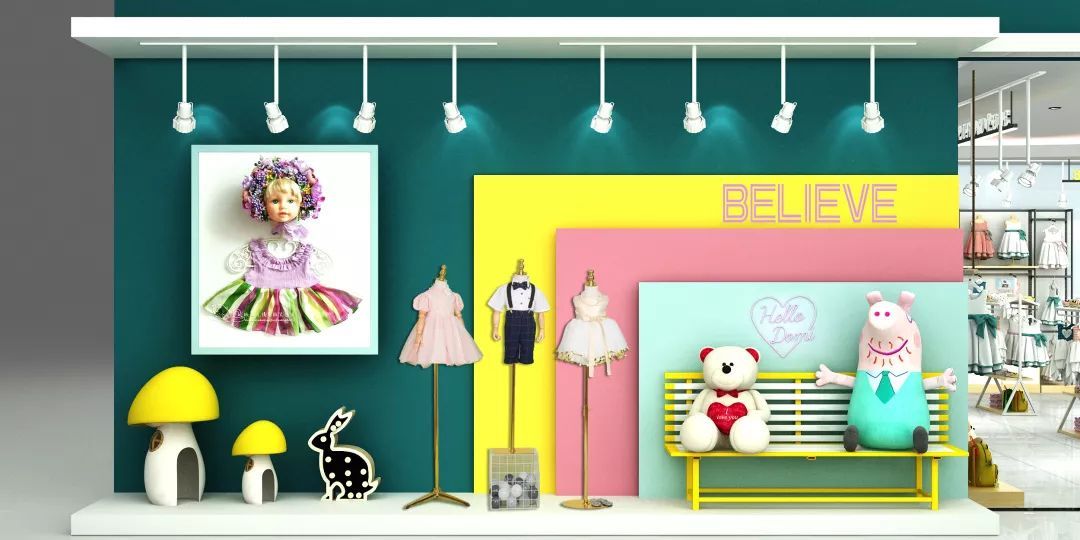 精品商場店母嬰店裝修