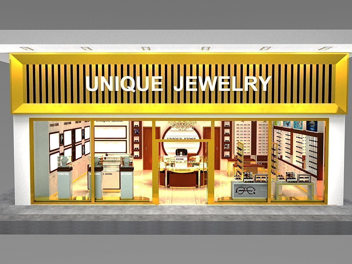 最新長沙珠寶店面裝修設計
