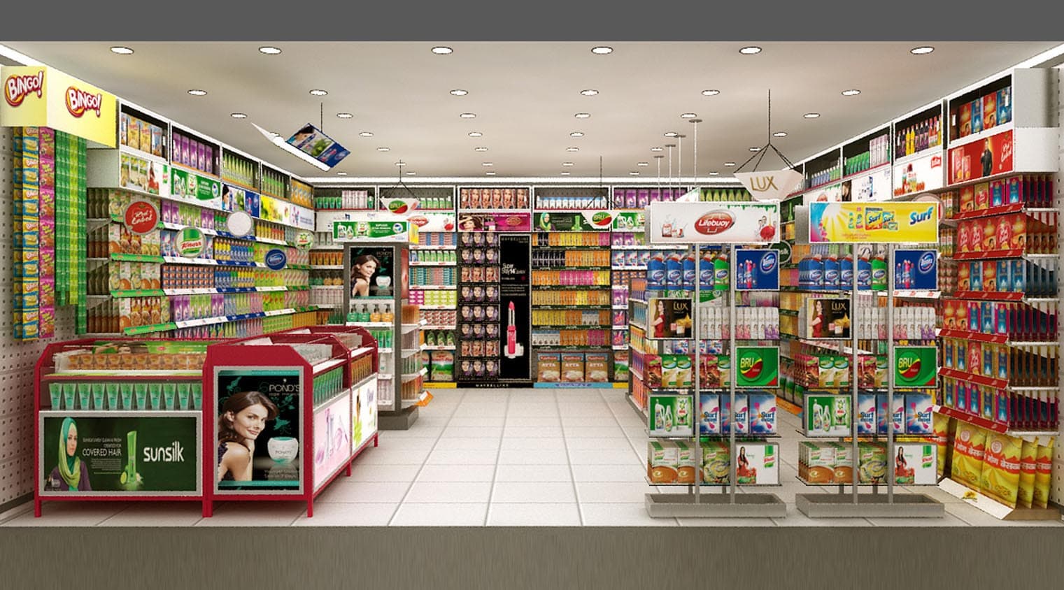 長沙零售連鎖店裝修的室內設計流程！