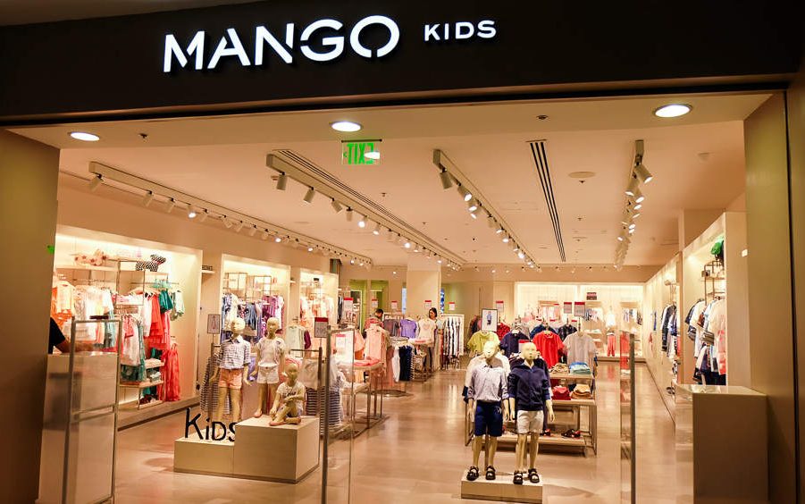 長沙商場Mango兒童服裝店裝修