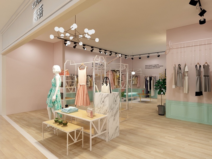178平女裝店裝修設計