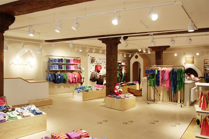 FINKID兒童服裝概念店設計 長沙服裝店面裝修