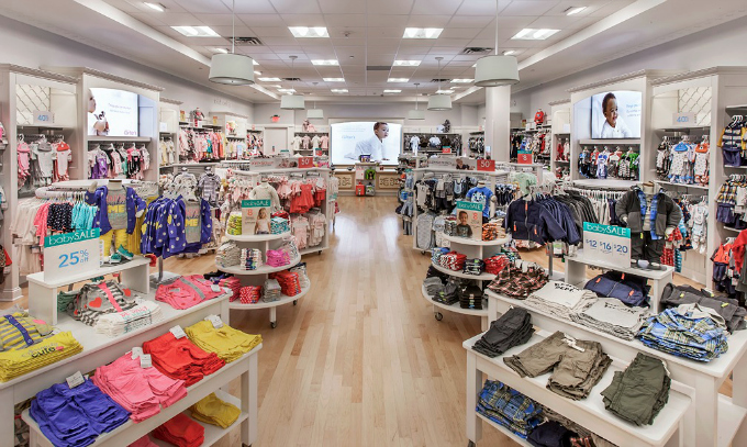 Carter's Baby兒童服裝店室內裝修設計