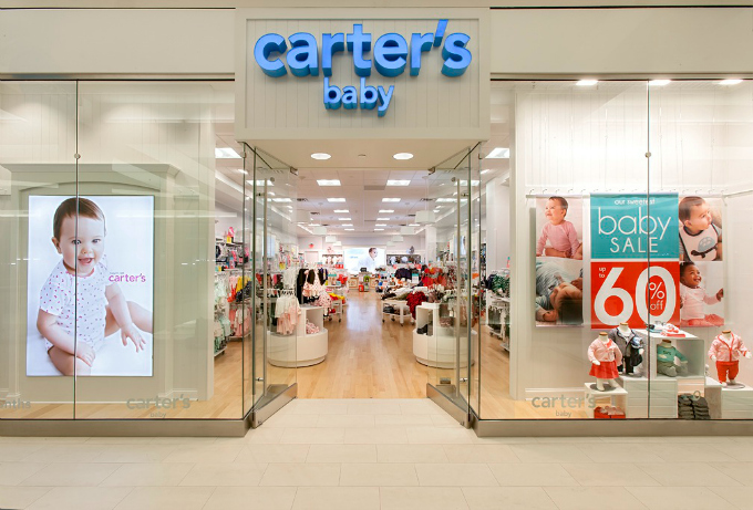 Carter's Baby兒童服裝店門頭裝修設計