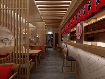 46平日式料理店裝修設計