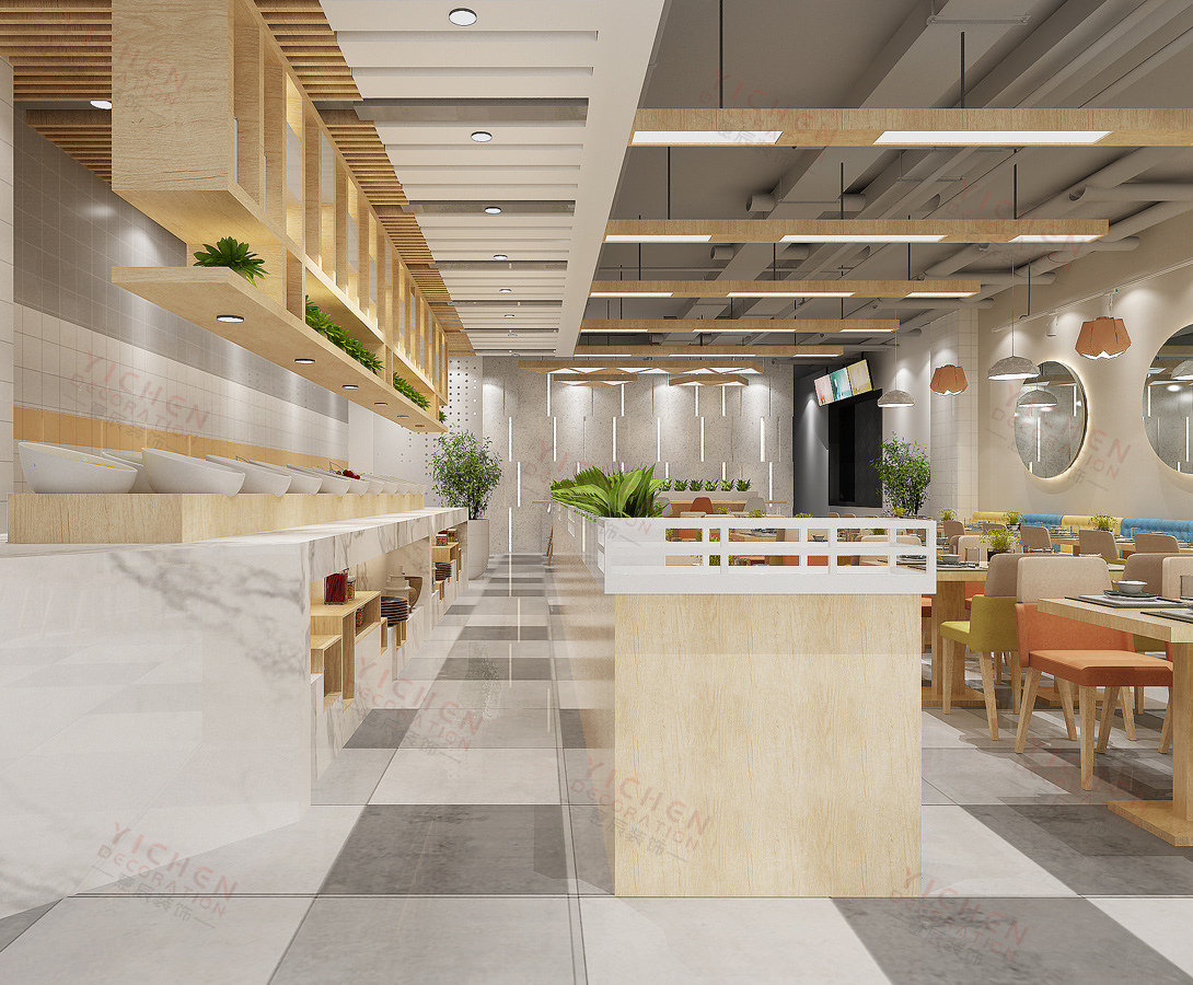 長沙快餐店裝修效果圖