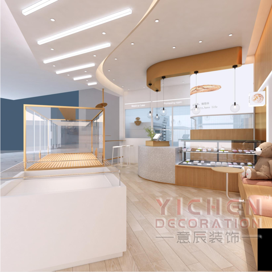 泰迪故事面包店展示區