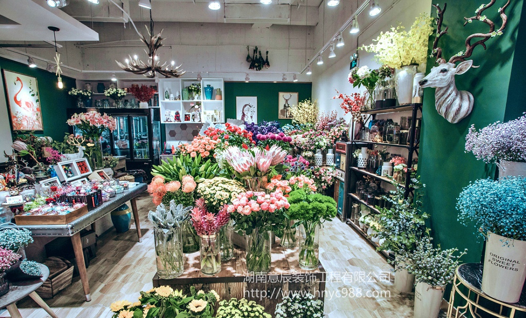 長沙花店裝修的三個技巧，讓你脫穎而出！