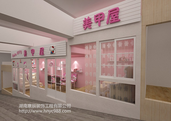 美甲店裝修這樣設計，想不火都難！
