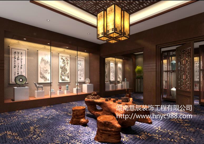 長沙中式古玩店鋪裝修都有哪些設計細節？