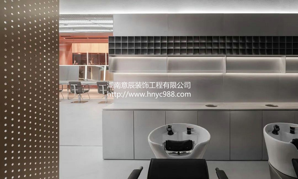 理發店洗頭區裝修設計