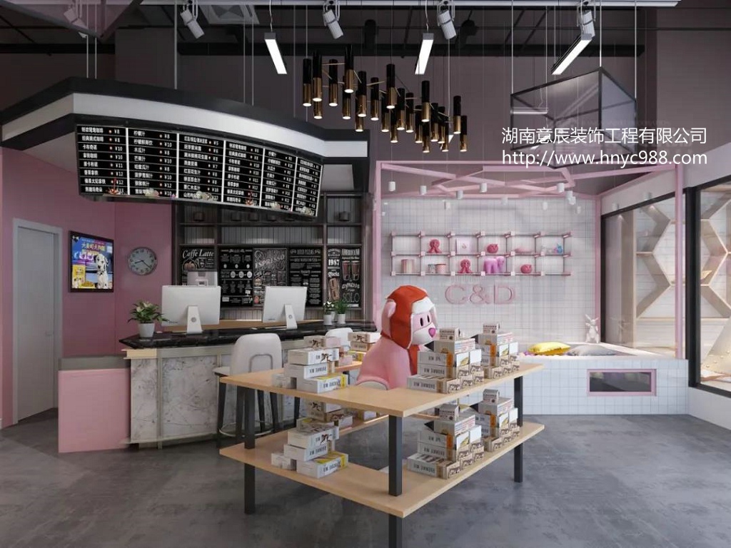 長沙店面裝修中寵物店墻面裝修非常重要！