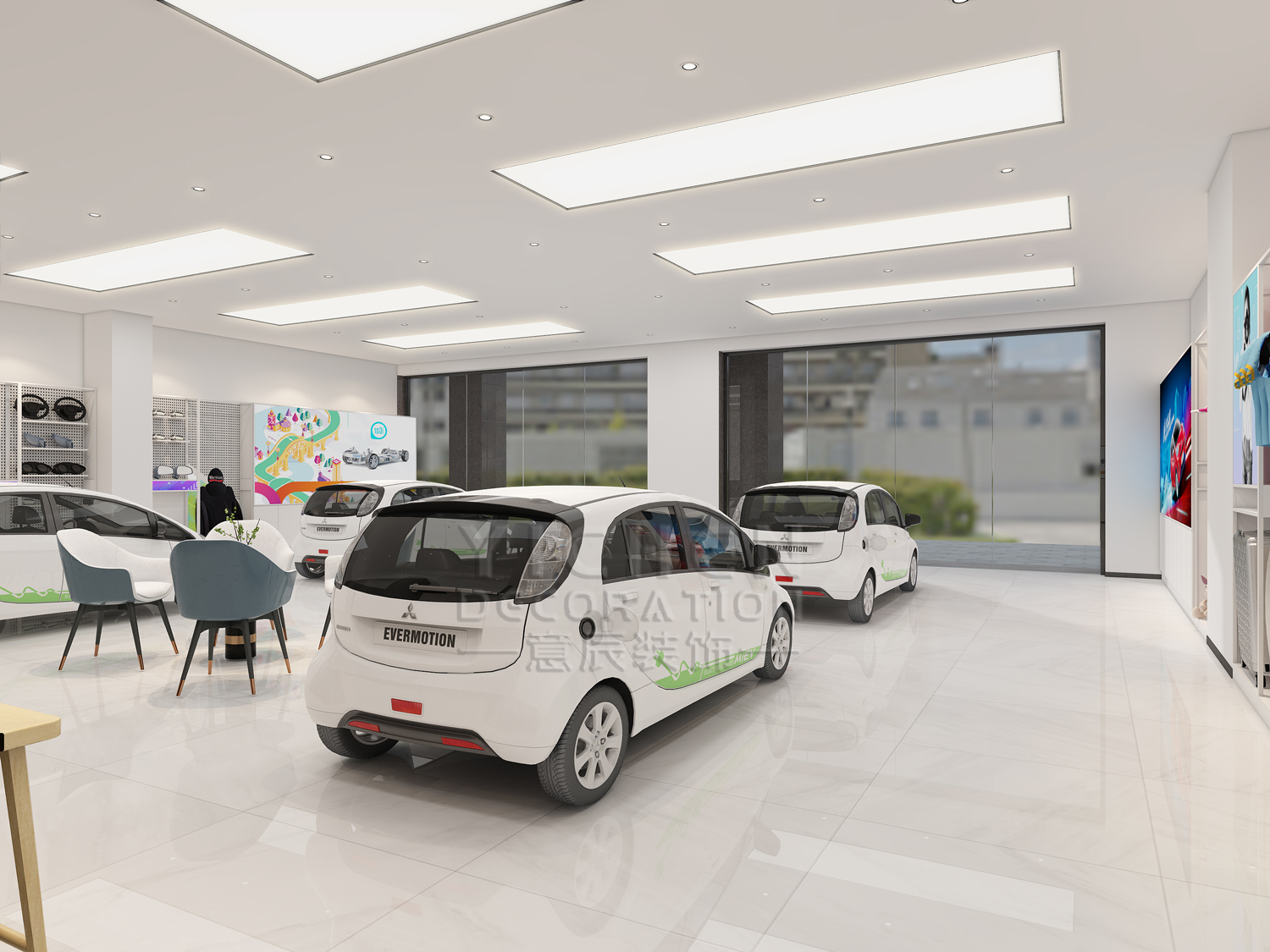 奇瑞新能源汽車展廳裝修設計