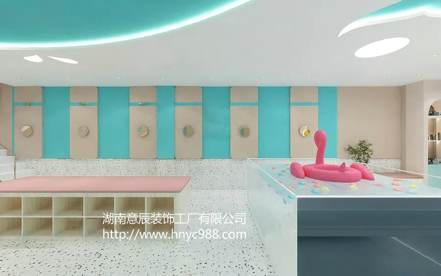 長沙游泳館裝修設計,打造特色嬰幼兒游泳館！