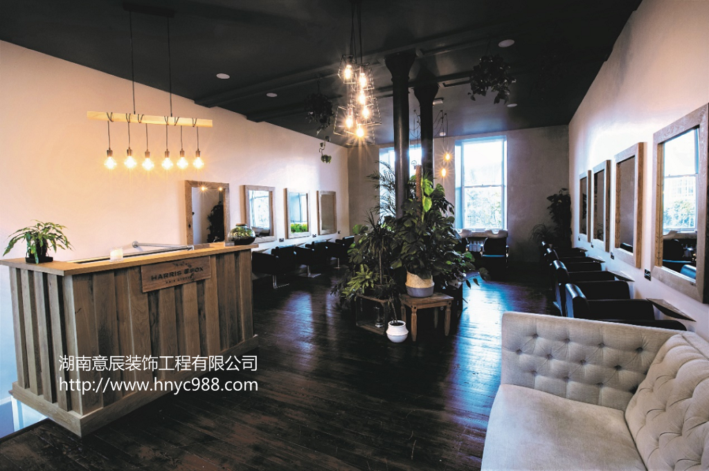 國外網紅理發店裝修