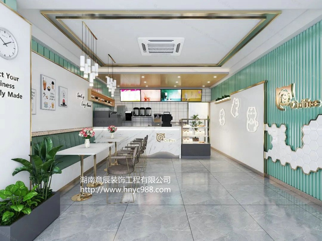 長沙奶茶店裝修