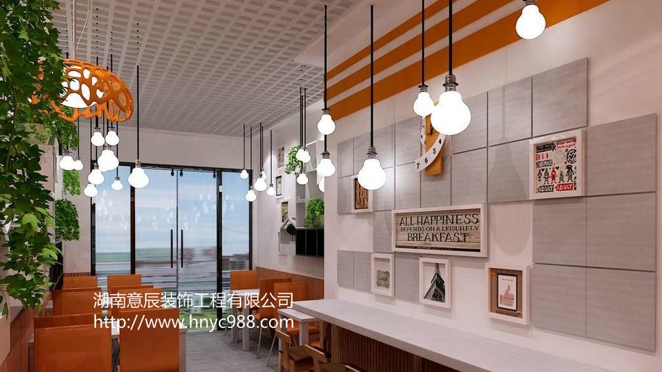 長沙小吃店裝修設計