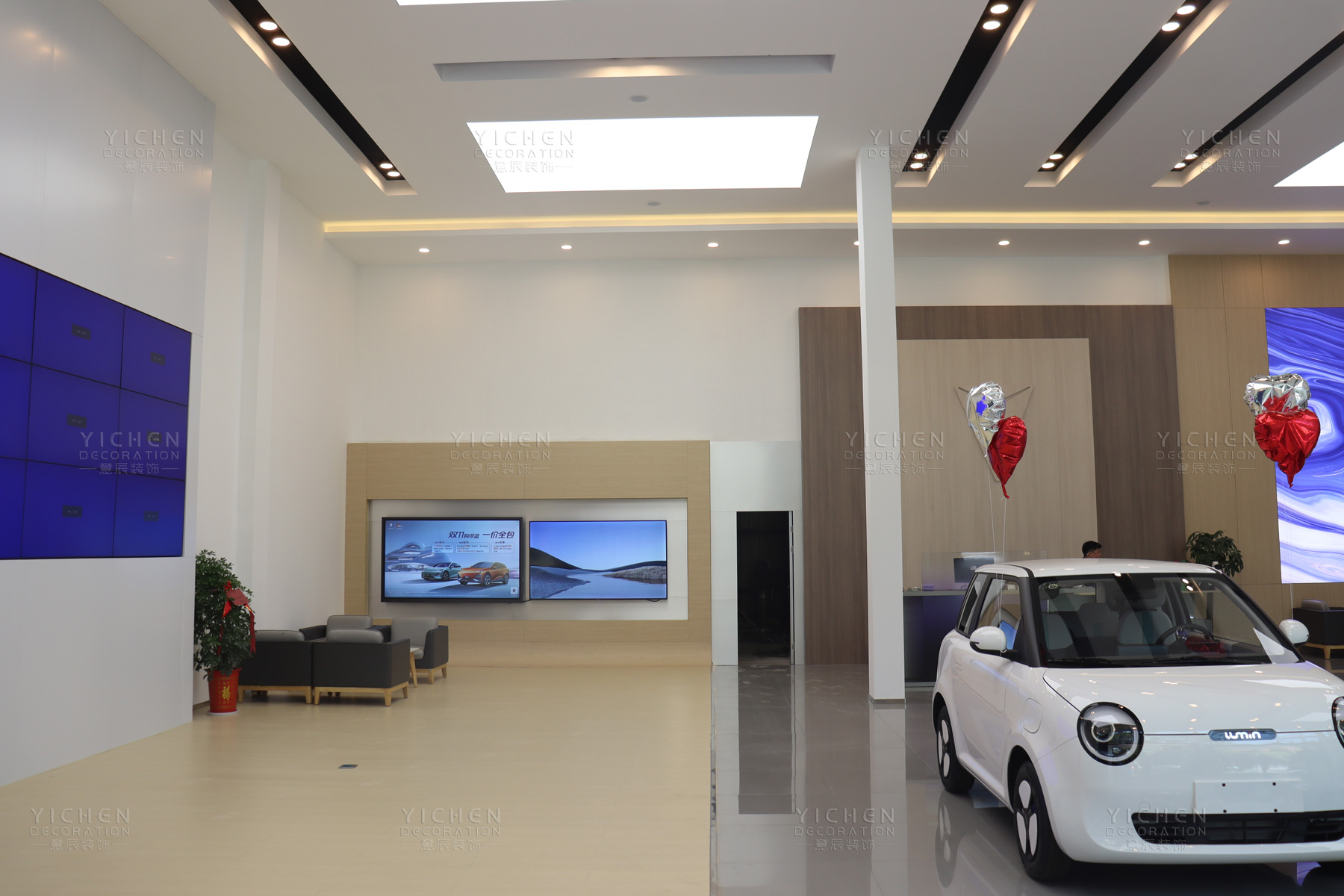 深藍汽車4S店裝修設計-實景圖1
