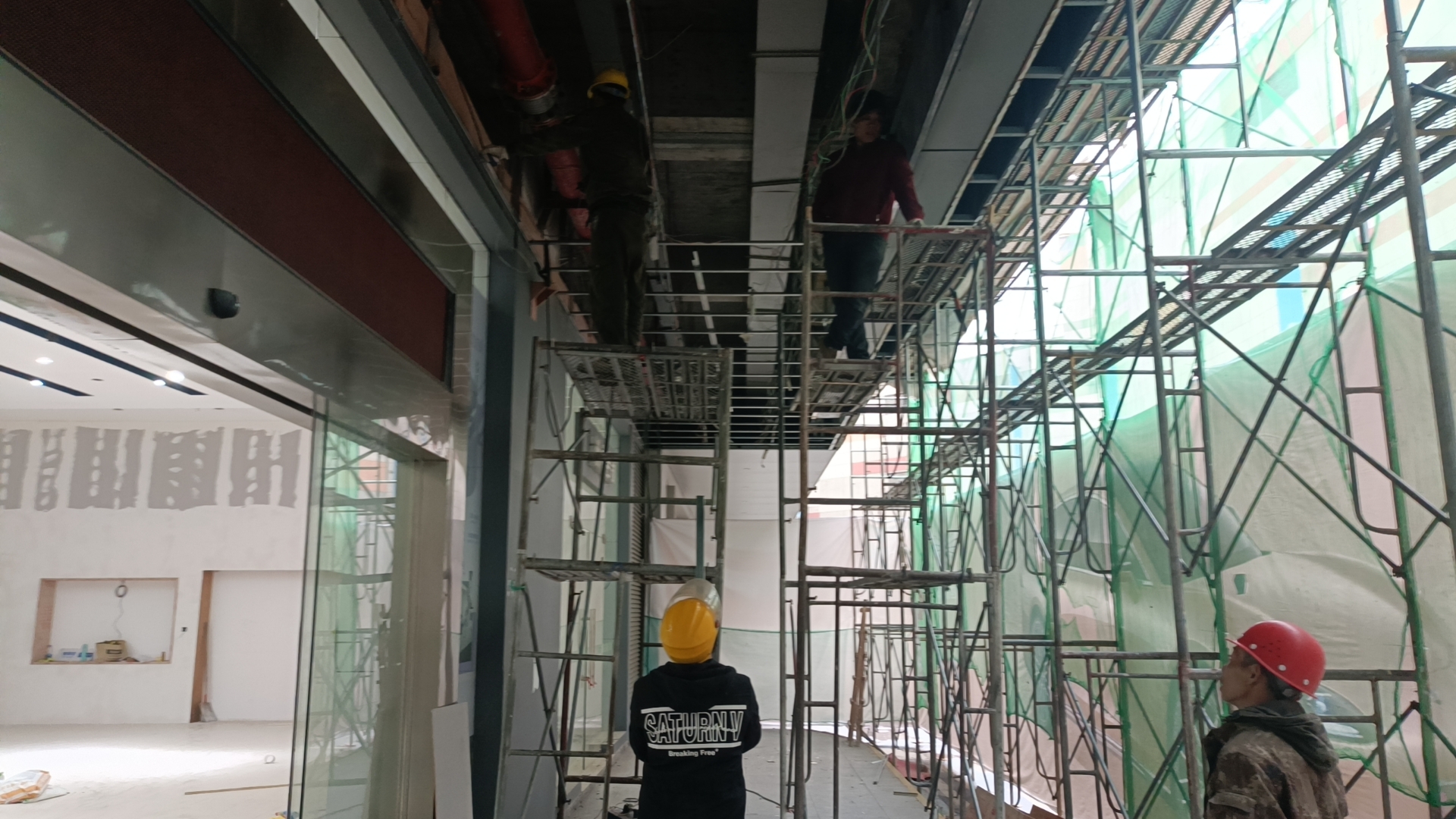 【裝修施工】梅溪湖遠航汽車4S店裝修進行中