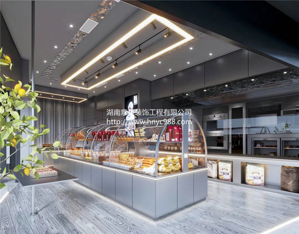 長沙面包店裝修設計