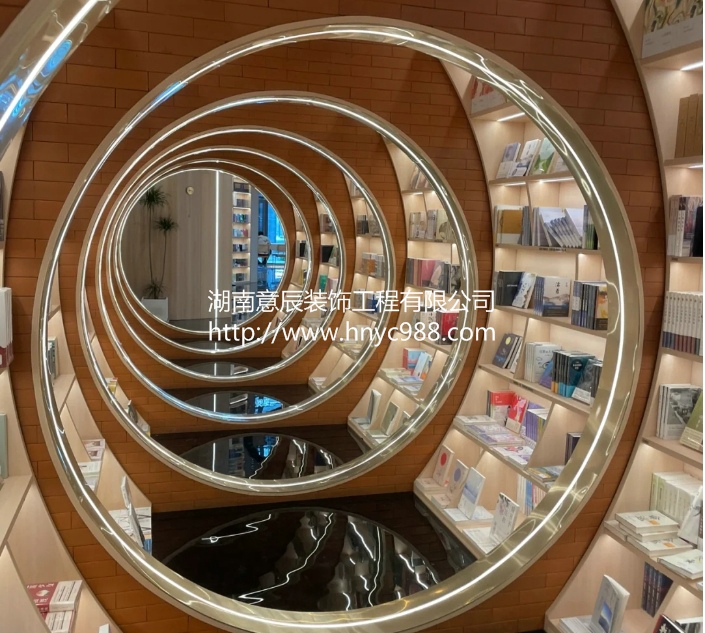 長沙店鋪裝修|書店以沉淀心靈的設計吸引顧客！